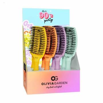 Уценка! Набор щеток для волос Olivia Garden Finger Brush 90s Party, 8 шт Уценка! Набор щеток для волос Olivia Garden Finger Brush 90s Party, 8 шт
