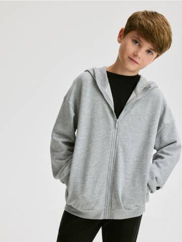 Reserved - Бавовняний світшот - світло-сірий - 898FJ-09M