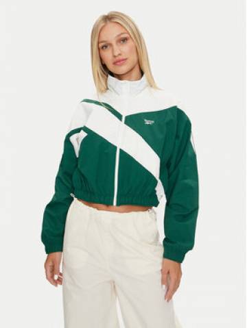 Reebok Демісезонна куртка Cl Ae Fr Tt 100076212 Зелений Regular Fit Reebok Демісезонна куртка Cl Ae Fr Tt 100076212 Зелений Regular Fit