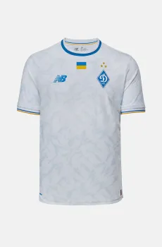 Мужская белая футболка ФК «Динамо»  Home Athlete Белый XXL New Balance MT230477HME