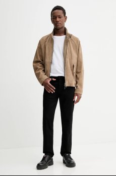 Замшевая куртка HUGO Loridge