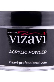 Акриловая пудра для ногтей Vizavi Professional Acrylic Powder 02 Белая, 30 г