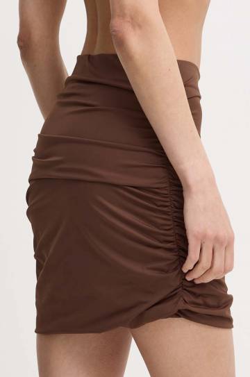 Пляжная юбка Praia Beachwear SWIM SKIRT цвет коричневый mini карандаш SWIMSKIRT Пляжная юбка Praia Beachwear SWIM SKIRT цвет коричневый mini карандаш SWIMSKIRT