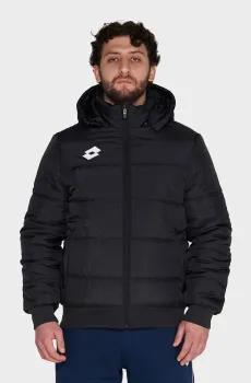 Мужская черная куртка ELITE BOMBER PAD PL Черный M Lotto 216577/1CL
