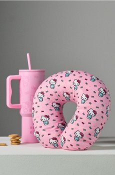 Дорожня подушка Hello Kitty - рожевий