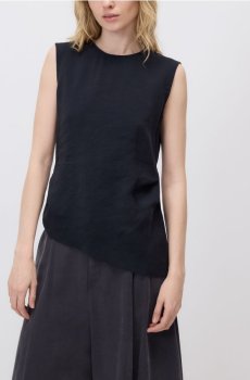 Reserved - Асимметричный топ - чорний - 506KM-99X