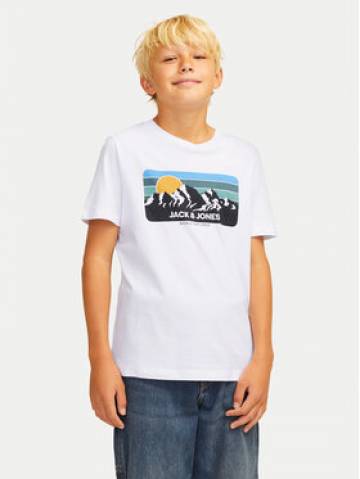 Jack&Jones Junior Футболка Peak 12259433 Білий Standard Fit Jack&Jones Junior Футболка Peak 12259433 Білий Standard Fit