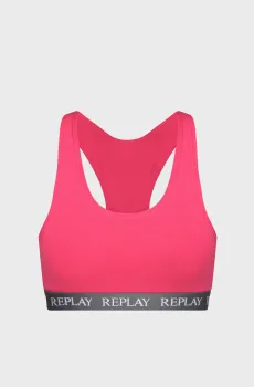 Женский розовый топ Розовый L Replay I101300