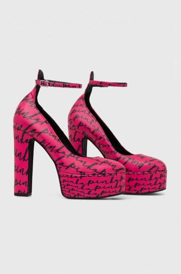 Туфли Pinko Puccini Mary Jane цвет розовый каблук кирпичик 102011 A1D2 YZ3 Туфли Pinko Puccini Mary Jane цвет розовый каблук кирпичик 102011 A1D2 YZ3