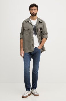 Хлопковая футболка Emporio Armani