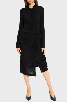 Женское черное платье D-WRIP Черный S Diesel A11509 0NFAP