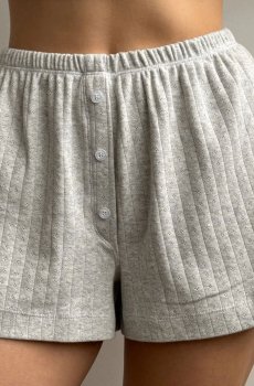 Шорты женские Miso Рибана, светло-серые, размер S (13858)