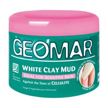 Грязевое антицеллюлитное средство для тела Geomar White Clay Mud с белой глиной, для чувствительной кожи, 500 мл Грязевое антицеллюлитное средство для тела Geomar White Clay Mud с белой глиной, для чувствительной кожи, 500 мл