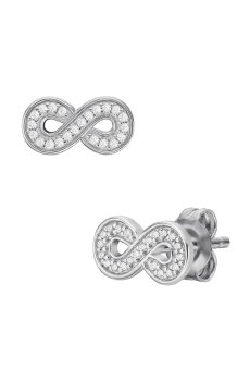 Серебряные серьги Fossil