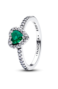 Каблучка "Сяюче зелене серце"