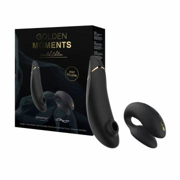 Набор игрушек Womanizer Premium 2 + We-Vibe Chorus Golden Moments Collection Limited Edition, 2 шт Набор игрушек Womanizer Premium 2 + We-Vibe Chorus Golden Moments Collection Limited Edition, 2 шт
