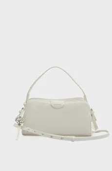 Женская белая сумка EMBLEM TRIO Белый ONESIZE Calvin Klein LV04F3370G