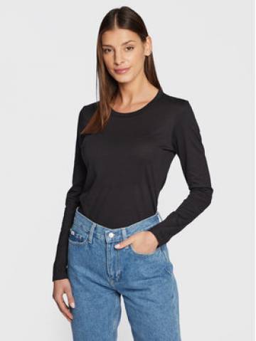 Calvin Klein Блузка Smooth K20K205337 Чорний Regular Fit Calvin Klein Блузка Smooth K20K205337 Чорний Regular Fit
