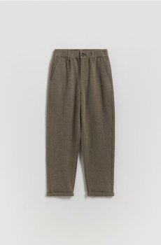 Reserved - Штани з додаванням віскози - темно коричневий - 631FM-89M