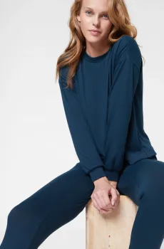 Женский бирюзовый джемпер EARLY Бирюзовый XS Etam 6537117