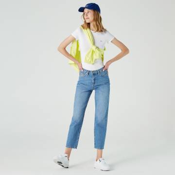 Lacoste джинси жіночі Mom Lacoste джинси жіночі Mom