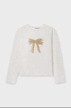 Хлопковый детский лонгслив Mayoral