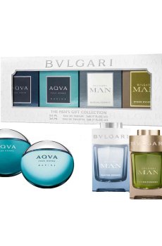 Парфюмированный набор мужской Bvlgari Mini Set (туалетная вода, 4*5 мл)