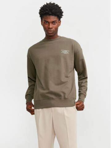 Jack&Jones Світшот Riley 12250647 Коричневий Regular Fit Jack&Jones Світшот Riley 12250647 Коричневий Regular Fit