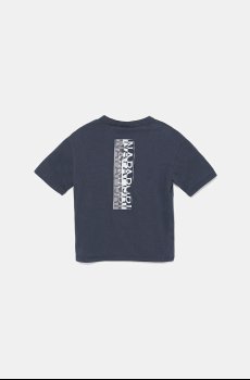 Детская хлопковая футболка Napapijri S-AHR