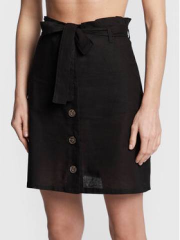 Brave Soul Cпідниця-міні LSKW-272LINZI Чорний Regular Fit Brave Soul Cпідниця-міні LSKW-272LINZI Чорний Regular Fit