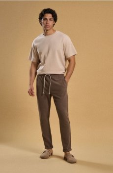 Спортивні штани джогери - бежевий