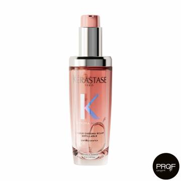 Парфюмированное масло-вуаль для волос Kerastase Chroma Absolu LHuile Chroma Eclat Radiance Sublimating Oil Refillable, 75 мл Парфюмированное масло-вуаль для волос Kerastase Chroma Absolu LHuile Chroma Eclat Radiance Sublimating Oil Refillable, 75 мл