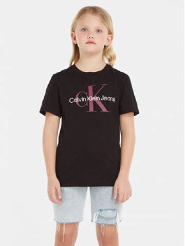 Calvin Klein Jeans Футболка IU0IU00460 Чорний Regular Fit Calvin Klein Jeans Футболка IU0IU00460 Чорний Regular Fit