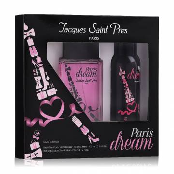 Парфюмированный набор женский Ulric de Varens Paris Dream (парфюмированная вода, 100 мл + дезодорант-спрей, 125 мл) Парфюмированный набор женский Ulric de Varens Paris Dream (парфюмированная вода, 100 мл + дезодорант-спрей, 125 мл)