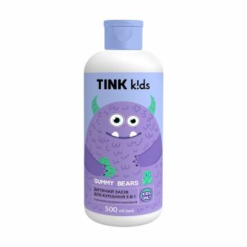 Детское средство для купания 3 в 1 Tink Kids Gummy Bears, 500 мл Детское средство для купания 3 в 1 Tink Kids Gummy Bears, 500 мл