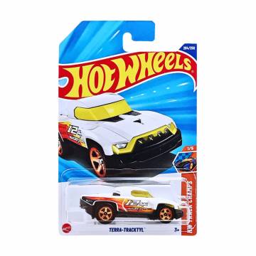 Базовый автомобиль Hot Wheels Terra-Tracktyl, белый с оранжевым рисунком, от 3 лет, 11*3.5*11 см (5785)