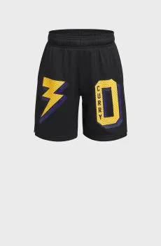Детские черные шорты Curry Sig Short Черный 8 Under Armour 1390358-001