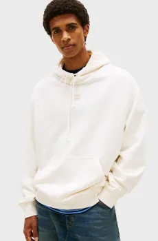 Мужское белое худи OVERDYED Белый L Tommy Jeans DM0DM22383