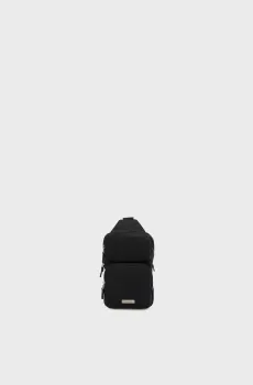 Мужская черная сумка CLEAN SQUARE SLING Черный ONESIZE Calvin Klein LV04D3377G
