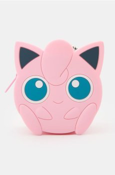 3D силіконовий гаманець на брелоку Pokémon - пастельний рожевий