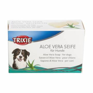Мыло для собак Trixie с алоэ вера, для чувствительной кожи, 100 г Мыло для собак Trixie с алоэ вера, для чувствительной кожи, 100 г