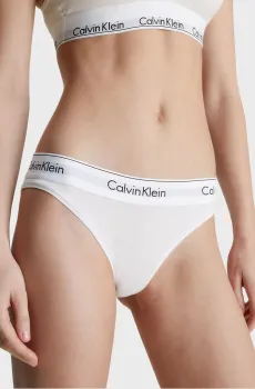 Женские белые трусики Белый L Calvin Klein 0000F3787E