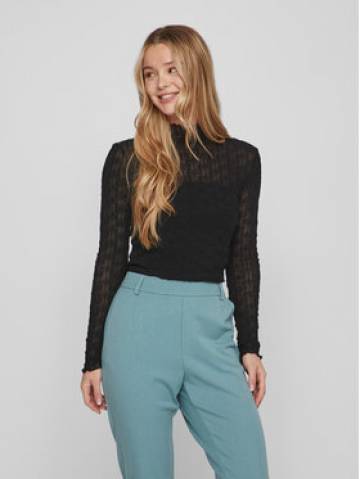 Vila Блузка 14088387 Чорний Slim Fit Vila Блузка 14088387 Чорний Slim Fit