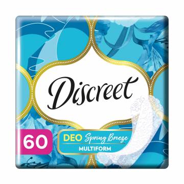 Ежедневные прокладки Discreet Deo Spring Breeze, 60 шт Ежедневные прокладки Discreet Deo Spring Breeze, 60 шт