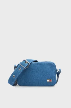 Женская синяя джинсовая сумка COOL Синий ONESIZE Tommy Jeans AW0AW17874