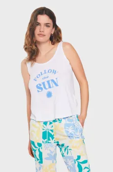 Женская белая майка GIGIE Белый XS Etam 6544814