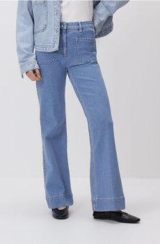 Reserved - Джинси flare - синій - 827IU-05J