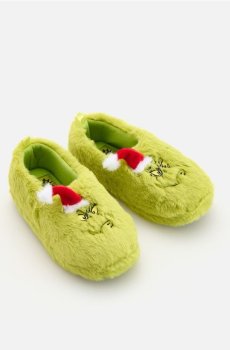 Reserved - Капці Grinch - жовто-зелений - 687LI-71X