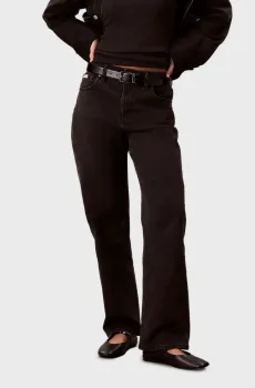 Женские черные джинсы HIGH RISE Черный 31-RG Calvin Klein Jeans LV047B909G