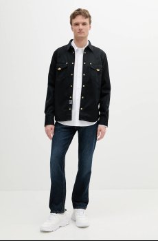 Хлопковая рубашка Versace Jeans Couture